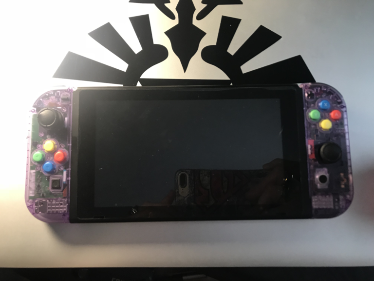 Atomic Purple console & Joy-Con casings.