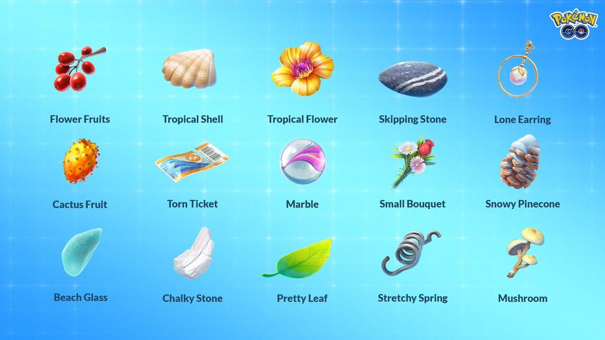EuroGamer.net&rsquo;s Pokémon GO souvenirs List